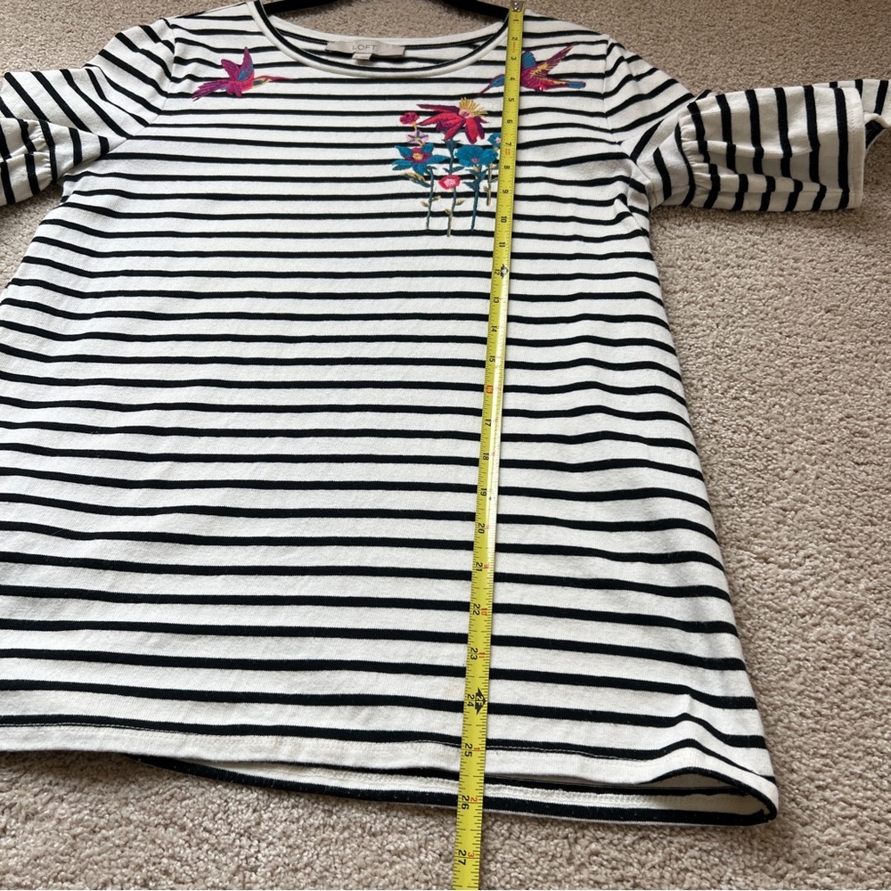 Loft | Striped Top - Picture 8 of 11